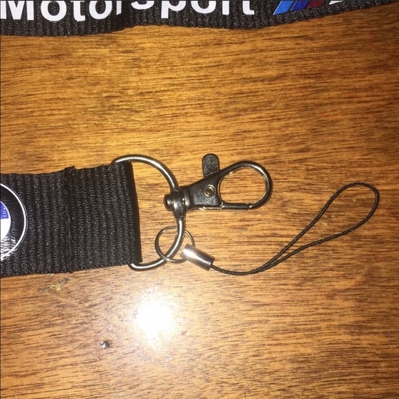 New BMW ID Badge Holder Lanyard Black & White - Picture 2 of 6